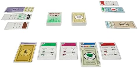 Monopoly Deal Card Game | Quick-Playing Card Game | Fun Games for Families and Kids | Ages 8 and Up | 2 to 5 Players | 15 Mins. | Travel Games