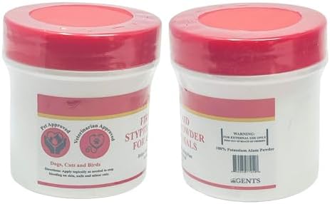 G.B.S Styptic Powder for Dogs, Cats, and Birds (1 oz) - Fast-Acting Blood Stop Powder for Pets & Animals - Quick Stop Bleeding Powder for Nail Clipping, Cuts & Grooming