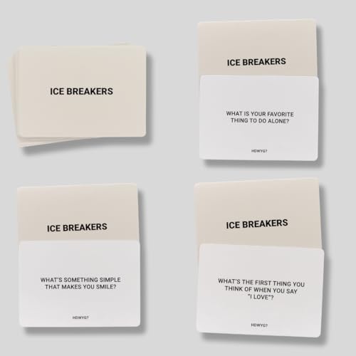 How Deep Will You Go? Card Game - 99 Deep Conversation Questions - Build Meaningful Connection - for Friends, Couples, Family, 1-1 Or in Groups, Anyone | Ages 17+ | Game Night & Gatherings