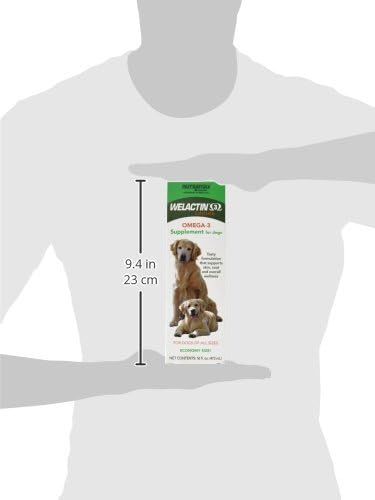Nutramax Welactin Omega-3 Fish Oil Dog Supplement, Skin & Coat, Liquid 16oz