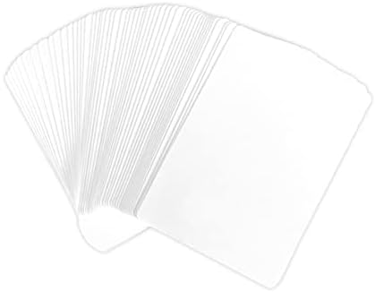 Regal Games 208 Blank Playing Cards to Write On - Custom Blank Deck of Cards - (2.5" x 3.5") Cardstock White Poker Size - 4 Packs x 52 Cards