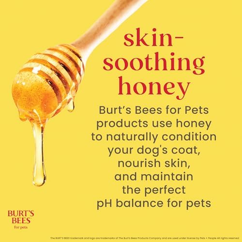 Burts Bees Tearless Puppy Shampoo & Conditioner with Buttermilk, 16 Fl Oz | Gentle 2-in-1 formula cleans and conditions sensitive puppy skin and coat, tearless for easy bath time