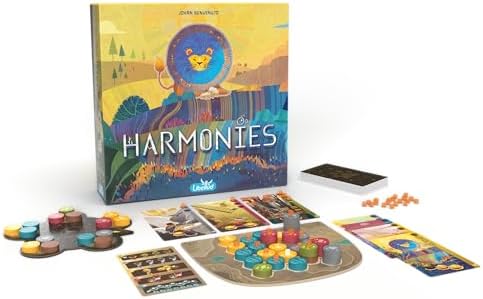 Asmodee Harmonies Board Game - Create Oneiric Landscapes, Strategic & Poetic Gameplay, Fun Family Game for Kids & Adults, Ages 10+, 1-4 Players, 30 Min Playtime, (Multilingual Edition)