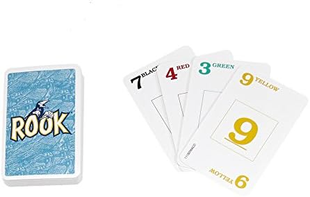 Hasbro Gaming Rook Card Game | Family Games for Kids, Teens, and Adults | 2 to 6 Players | Bidding and Trick-Taking Games | Fun Summer Activities | Vacation Travel Essentials | Ages 8+