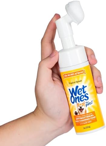Wet Ones for Pets Foam Dog Paw Cleaner, Tropical Splash Scent, 5 Oz