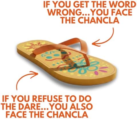 Viral Studios ¿Cómo Se Dice? – Hilarious Spanish Party Card Game, “Chancla” Included | Funny Latino Game for Families & Adults Game Night | Spanish Trivia for No Sabo Kids | 3+ Players