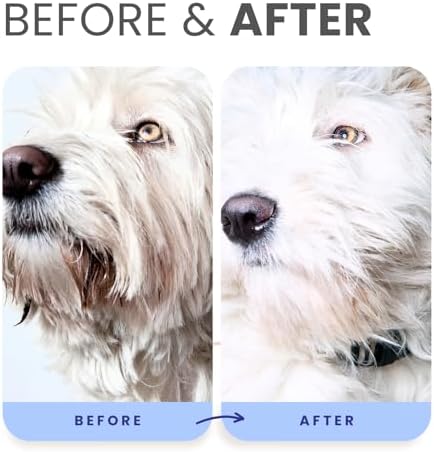 Lillian Ruff PRO Formula Berry Blue Brightening Pet Shampoo - Ultra-Hydrating Professional Whitening Dog Shampoo, Vivid Show-Quality Coat Enhancer, Tear Stain & Odor Eliminator With ProVitamin B5 16oz