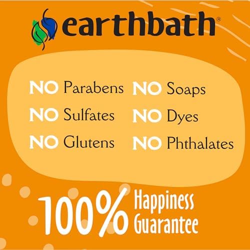 earthbath, Oatmeal & Aloe Conditioner - Dog Conditioner for Allergies & Itching, Dry Skin, Dog Wash that Helps Detangle & Relieve Itching, Made in USA, Cruelty Free Pet Conditioners - 16 Oz (1 Pack)