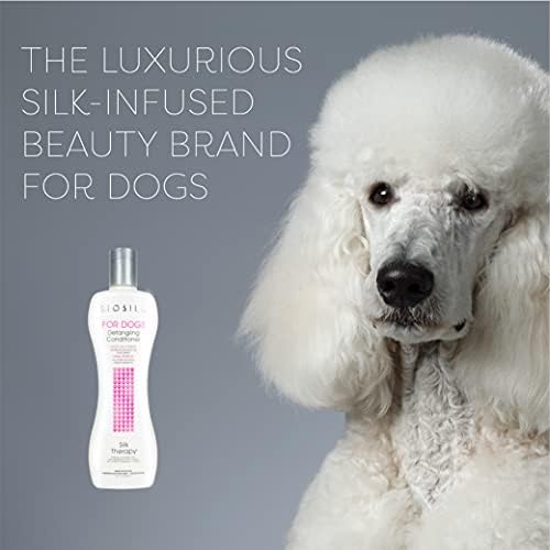 BioSilk for Dogs Silk Therapy Detangling Conditioner, 12 Fl Oz