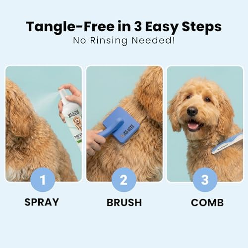 Dog Detangler Spray, Leave-in Conditioner Spray for Dogs, Lavender, 16 OZ