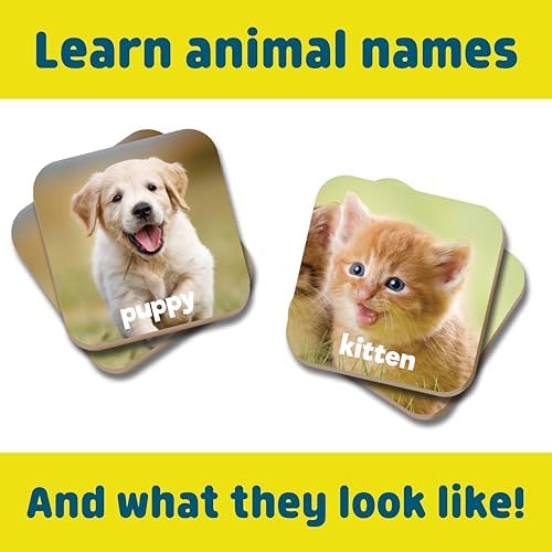 Chuckle & Roar Baby Animals Matching Memory Game