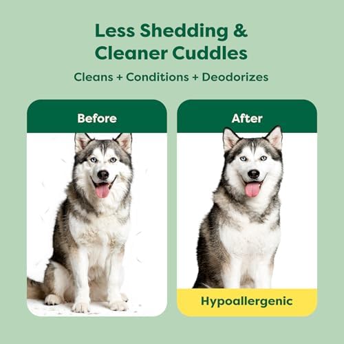 Earth Rated Deshedding Hypoallergenic Dog Shampoo & Conditioner, 16 oz