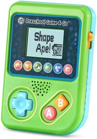 LeapFrog Preschool Game and Go Handheld Video Game Toy, Green