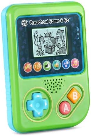 LeapFrog Preschool Game and Go Handheld Video Game Toy, Green