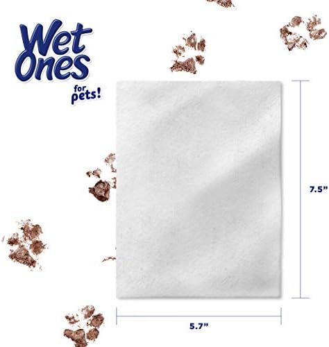 Wet Ones for Pets Antibacterial Dog Wipes, Tropical Splash, 50 Count