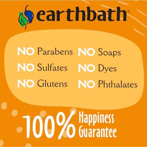 earthbath, Oatmeal & Aloe Dog Shampoo and Conditioner - Oatmeal Shampoo for Dogs, Itchy, Dry Skin Relief, Dog Wash, Made in USA, Dog Conditioner, Pet Shampoos - Vanilla & Almond, 16 Oz (1 Set)