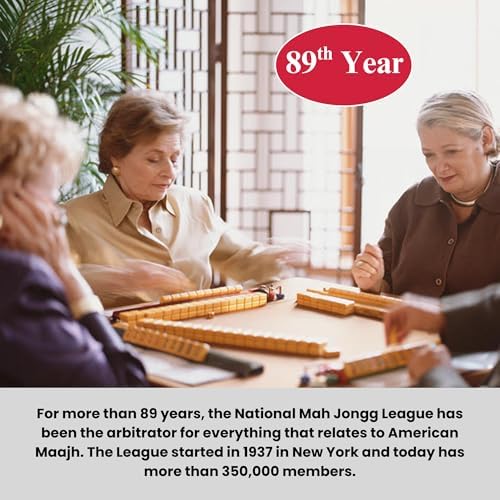 National Mah Jongg League 2026 Mahjong Large Size Cards Four-Pack Bundle - Official Hands and Rules for American Mahjong (Four Large-Size Cards)