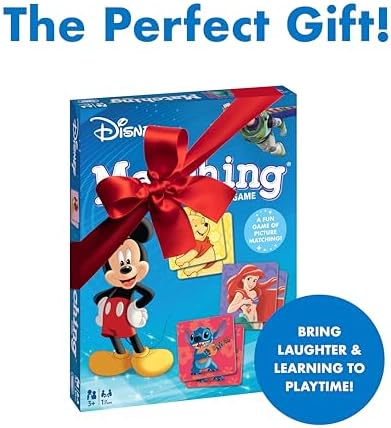 Wonder Forge Disney Matching Game - Fun Memory Game for Boys & Girls Ages 3 and Older - Featuring Classic Disney Characters - Preschool Learning Toy