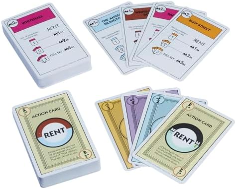 Monopoly Deal Card Game | Quick-Playing Card Game | Fun Games for Families and Kids | Ages 8 and Up | 2 to 5 Players | 15 Mins. | Travel Games