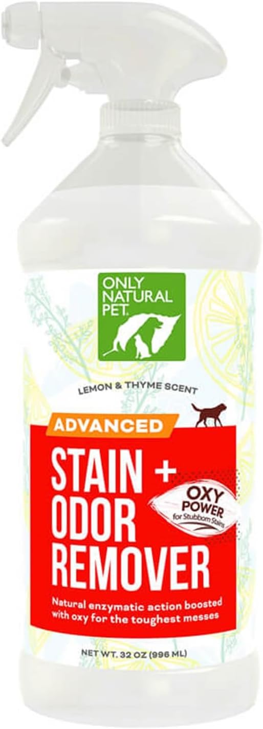 Only Natural Pet No Marking Spray & Deterrent for Dogs – Indoor & Outdoor Urine Prevention – Stain & Odor Eliminator – Potty Training Aid to Deter Peeing or Marking on Carpet & Furniture – 32 fl oz