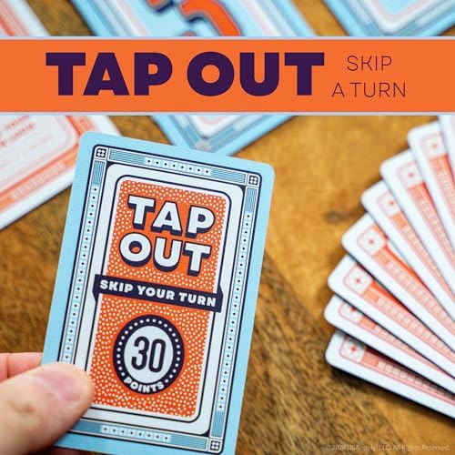 Tap 4, Strategic Fast-Paced & Easy to Learn, Be the First Player to Shed All Cards in Your Hand Using Special Tap in & Tap Out Cards, an Addicting & Exciting New Card Game for Kids, Teens and Adults