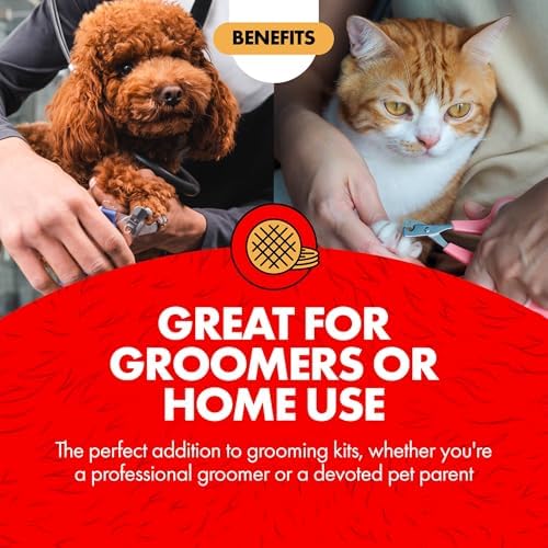 Miracle Care Kwik Stop Styptic Powder for Dogs, Cats, and Birds, 0.5 Ounce | Fast Acting Blood Stop Powder with Pain Relieving Benzocaine, For Nail & Claw Clipping, Wing Trimming, or Minor Cuts