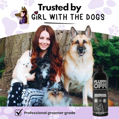Fluff Off! by Girl With The Dogs Deshedding Dog & Cat Conditioner, 8Wks+