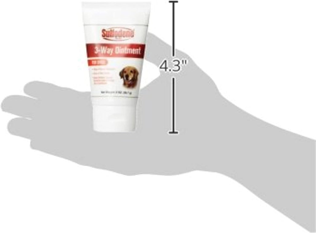 Sulfodene Wound Care 3-Way Ointment for Dogs & Puppies, Soothes Cuts, Scrapes, Skin Irritation, and Redness, First Aid Relief that Supports Skin Healing and Comfort, 2 oz | Vet Recommended dog first aid for cuts, scrapes, bites; helps skin heal