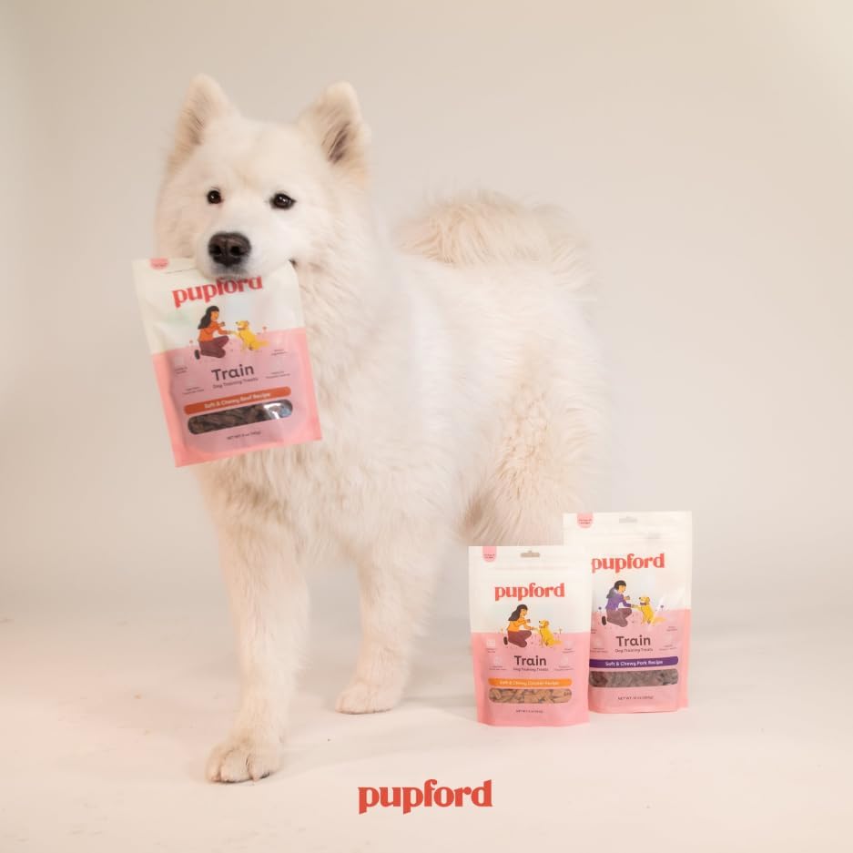 Pupford Soft & Chewy Training Treats for Dogs & Puppies (Turkey, 5 oz) | 250+ treats per bag, <2 kcals each, Only 7 ingredients, All breed sizes, Mess free and bite sized, Trainer recommended