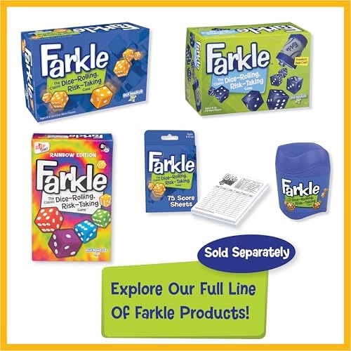 Farkle Dice Game, Family Game Night, Travel Games, Family Games, 8+