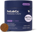 PetLab Co. Probiotic Chews for Dogs, 30 Soft Chews, Salmon | 8-strain probiotic blend with prebiotics to support digestive health, skin and seasonal allergy support