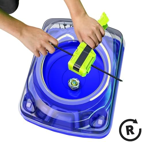 Beyblade X Clip & Rip Launcher with Takara Tomy Attack Type Top Right-Spinning Top Toy, Battling Tops Game Toys, Ages 8+
