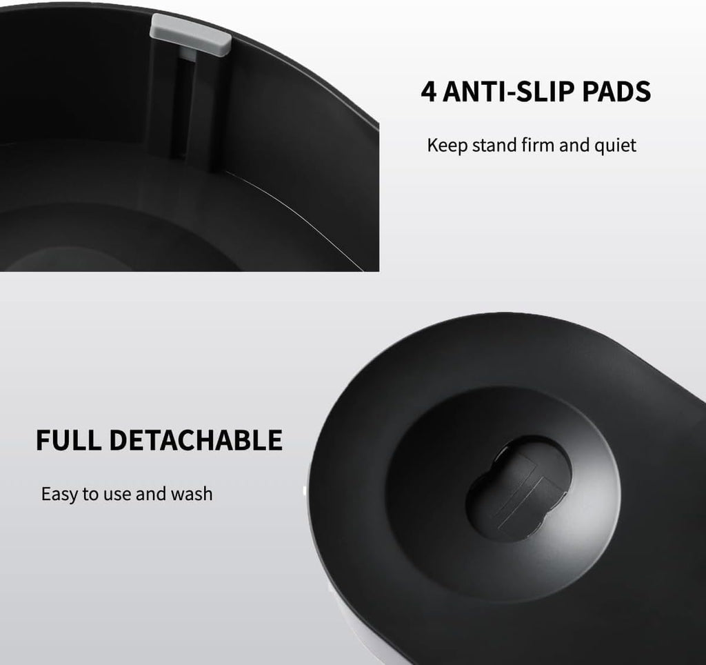 PETKIT 304 Stainless Steel Elevated Cat Bowls&Dog Bowls,Raised Cat Food and Water Bowl Set, Non-Slip, Anti Vomiting 15°Tilted Cat Small Animal Plate