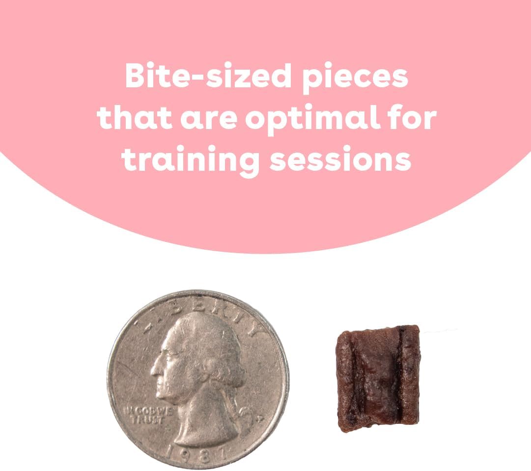 Pupford Soft & Chewy Training Treats for Dogs & Puppies (Pork, 5 oz) | 250+ treats per bag, <2 kcals each, Only 7 ingredients, All breed sizes, Mess free and bite sized, Trainer recommended