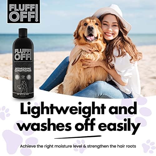 Fluff Off! by Girl With The Dogs Deshedding Dog & Cat Conditioner, 8Wks+