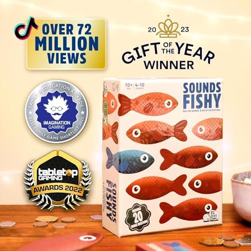Sounds Fishy: Fake Answers to Wild Trivia Questions Party Game, Age 10+
