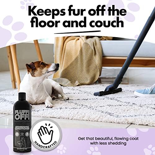 Fluff Off! by Girl With The Dogs Deshedding Dog & Cat Conditioner, 8Wks+