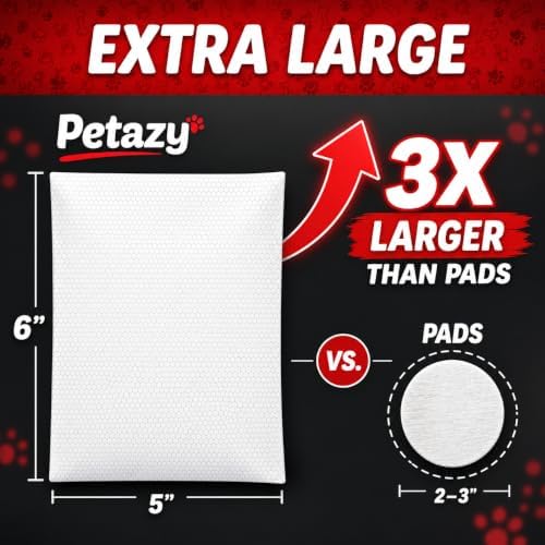 Petazy 2% Chlorhexidine Wipes for Dogs 3X Larger | Yeast Infection Ringworm Fungus Hot Spot Itch Relief | Medicated Antibacterial Antifungal Gentle Soothing Topical Wipes for Dog Cat | 50 Wipes 5x6