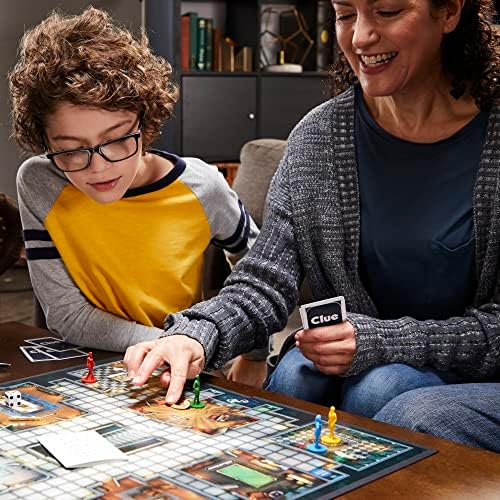 Clue Board Game for Ages 8 and Up, Reimagined Clue Game for 2-6 Players, Mystery, Detective, Family Games for Kids and Adults