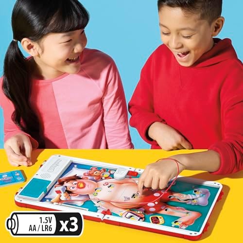 Operation Electronic Board Game with All-in-One Carrying Case | 2 Ways to Play | Ages 6+ | 1+ Players | 10 Mins. | Fun Kids Games