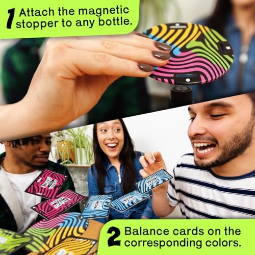 Big Potato Cards vs Gravity: Ultimate Stacking & Balancing Card Game | Waterproof Board Game for Family Fun, Holidays & Game Nights | 2-4 Players