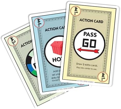 Monopoly Deal Card Game | Quick-Playing Card Game | Fun Games for Families and Kids | Ages 8 and Up | 2 to 5 Players | 15 Mins. | Travel Games