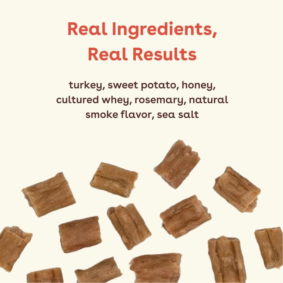 Pupford Soft & Chewy Training Treats for Dogs & Puppies (Turkey, 5 oz) | 250+ treats per bag, <2 kcals each, Only 7 ingredients, All breed sizes, Mess free and bite sized, Trainer recommended