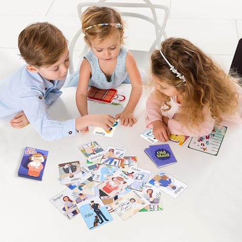 Card Games, Go Fish and Old Maid Card Game for Kids Ages 4-8