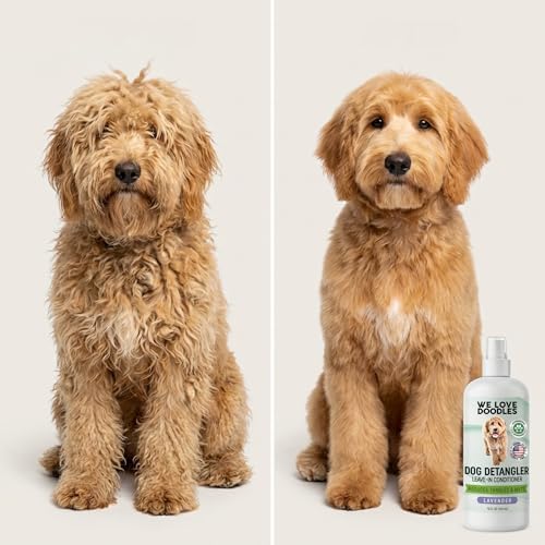 Dog Detangler Spray, Leave-in Conditioner Spray for Dogs, Lavender, 16 OZ