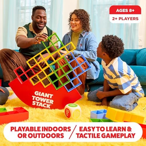 Giant Tower Stack - The Jumbo Block Balancing Game by Relatable