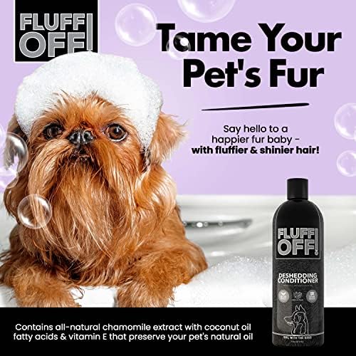 Fluff Off! by Girl With The Dogs Deshedding Dog & Cat Conditioner, 8Wks+