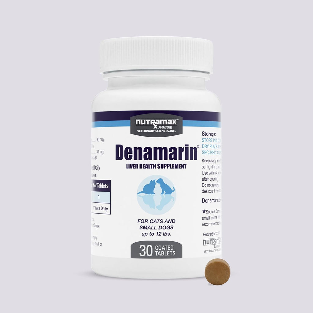 Nutramax Denamarin Liver Supplement for Large Dogs, Tablets, 30ct