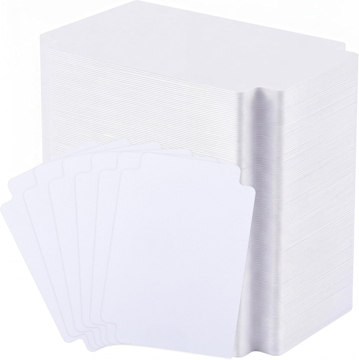 50 Pcs Card Dividers Plastic Tabs Compatible with TCG,Multicolor