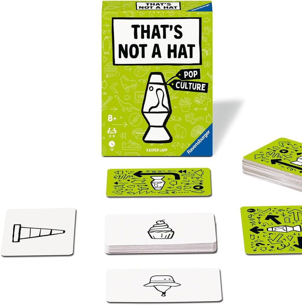 Ravensburger That's Not A Hat - Fun Bluffing & Memory Party Game for All Ages Components | Ideal for Family Gatherings | Great Replay Value | FSC-Certified Materials